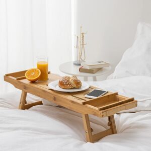 Lark Manor Bamboo Bath Caddy Brown 29cm H X 108cm W X 23cm D