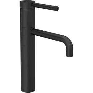 Hudson Reed Tec Single Lever High Rise Mono Basin Mixer Matt Black