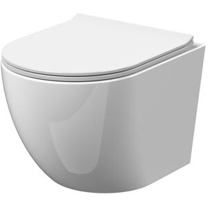 Nuie Freya Wall Hung Toilet with Soft Close Seat White 323mm H X 360mm W X 482mm D