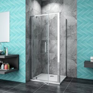 Belfry Bathroom Siyeh Square Shower Enclosure - 1850 x 800 mm Polished Chrome 185cm H X 80cm W X 80cm D Belfry Bathroom Siyeh Square Shower Enclosure - 1850 x 800 mm Polished Chrome 185cm H X 80cm W X 80cm D