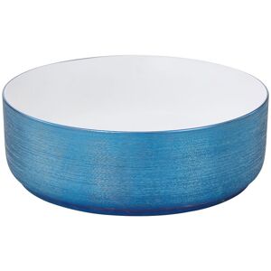 East Urban Home Round Ceramic Countertop Washbasin Vessel Sink Blue 360mm L X 360mm W X 125mm H East Urban Home Round Ceramic Countertop Washbasin Vessel Sink Blue 360mm L X 360mm W X 125mm H