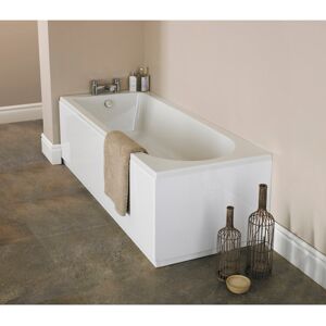 Nuie Barmby 1500 mm x 700 mm Straight Single Ended Bathtub White 160cm x 70cm Nuie Barmby 1500 mm x 700 mm Straight Single Ended Bathtub White 160cm x 70cm