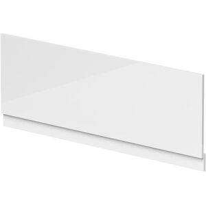 Nuie Straight Bath Front Panel with Plinth, 1500mm White Nuie Straight Bath Front Panel with Plinth, 1500mm White