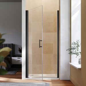 Belfry Bathroom Landin 1850mm H Hinged Frameless Shower Door with Clear Glass 86" Belfry Bathroom Landin 1850mm H Hinged Frameless Shower Door with Clear Glass 86"
