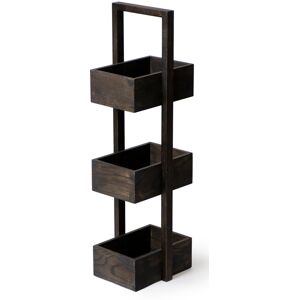 Ebern Designs Belinda Wood Free Standing Shower Caddy Dark Oak 213.36cm H X 55.88cm W X 66.04cm D Ebern Designs Belinda Wood Free Standing Shower Caddy Dark Oak 213.36cm H X 55.88cm W X 66.04cm D