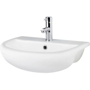 Furniture Ceramics Hudson Reed Harmony 526mm White Bathroom Sink White 526mm L X 390mm W X 170mm H Furniture Ceramics Hudson Reed Harmony 526mm White Bathroom Sink White 526mm L X 390mm W X 170mm H