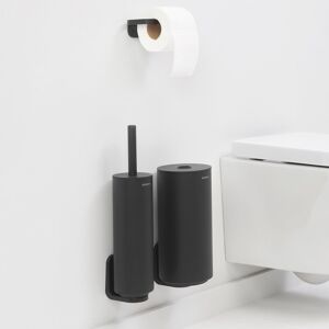 Brabantia Mindset Toilet Accessory Set Of 3 - Toilet Brush And Holder, Toilet Roll Holder And Toilet Roll Dispenser Black 40.6cm H X 37.3cm W X 13.7cm D Brabantia Mindset Toilet Accessory Set Of 3 - Toilet Brush And Holder, Toilet Roll Holder And Toilet Roll Dispenser Black 40.6cm H X 37.3cm W X 13.7cm D