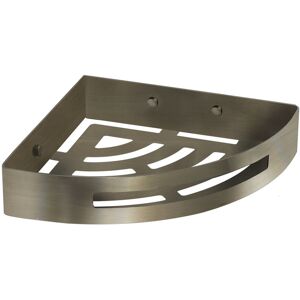 Belfry Bathroom Nerva Corner Shower Basket Brushed 4.5cm H X 21cm W X 21cm D Belfry Bathroom Nerva Corner Shower Basket Brushed 4.5cm H X 21cm W X 21cm D