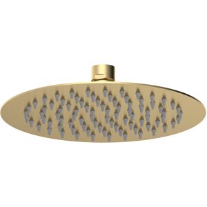 Nuie Fixed Shower Head Round Brushed Brass Nuie Fixed Shower Head Round Brushed Brass