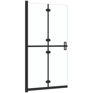 Belfry Bathroom Mckernan Straight Aluminium Folding Bath Screen Black 190cm H x 100cm W Belfry Bathroom Mckernan Straight Aluminium Folding Bath Screen Black 190cm H x 100cm W