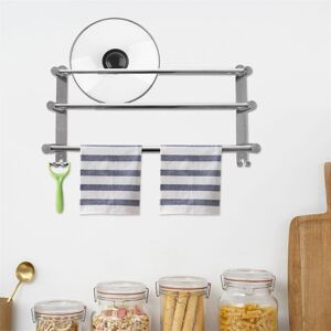 Rebrilliant Wall Towel Rack Stainless Steel 28cm H X 78cm L X 12.5cm D Rebrilliant Wall Towel Rack Stainless Steel 28cm H X 78cm L X 12.5cm D