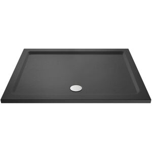 Hudson Reed 1200 x 1000 mm Acrylic Standard Shower Tray Slate Grey 35mm H X 1,200mm W X 1,000mm D Hudson Reed 1200 x 1000 mm Acrylic Standard Shower Tray Slate Grey 35mm H X 1,200mm W X 1,000mm D