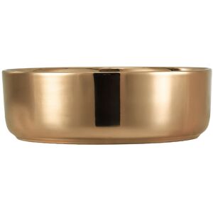 Metro Round Ceramic Countertop Washbasin Vessel Sink Gold 360mm L X 360mm W X 120mm H Metro Round Ceramic Countertop Washbasin Vessel Sink Gold 360mm L X 360mm W X 120mm H