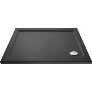 Hudson Reed 1200 x 800mm Rectangular Pearlstone Shower Tray Slate Grey Hudson Reed 1200 x 800mm Rectangular Pearlstone Shower Tray Slate Grey