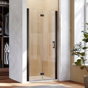 Belfry Bathroom Landeros 1850mm H Hinged Frameless Shower Door with Clear Glass 90" Belfry Bathroom Landeros 1850mm H Hinged Frameless Shower Door with Clear Glass 90"