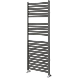 White Stone Vertical Flat Panel Towel Rail Anthracite 1600mm H x 600mm W x 100mm D White Stone Vertical Flat Panel Towel Rail Anthracite 1600mm H x 600mm W x 100mm D