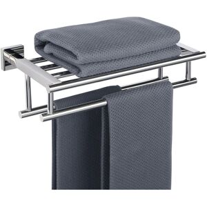Rebrilliant Balibo 2 Wall Mounted Required Towel Stand Chrome 13.2cm H X 20cm L X 13.2cm D Rebrilliant Balibo 2 Wall Mounted Required Towel Stand Chrome 13.2cm H X 20cm L X 13.2cm D