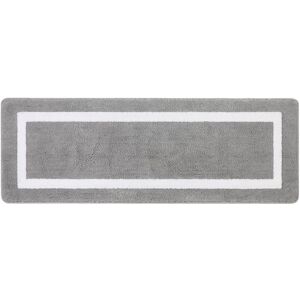 Ebern Designs Non-Slip Rectangle Bath Rug Grey 140cm W Ebern Designs Non-Slip Rectangle Bath Rug Grey 140cm W