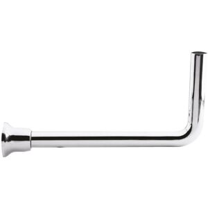 Hudson Reed Low Level Flush Pipe Pack in Chrome Chrome 8cm W X 21cm H X 46cm D Hudson Reed Low Level Flush Pipe Pack in Chrome Chrome 8cm W X 21cm H X 46cm D