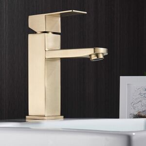 Fairmont Park Thoms Waterfall Tap Brushed Gold 11cm Fairmont Park Thoms Waterfall Tap Brushed Gold 11cm