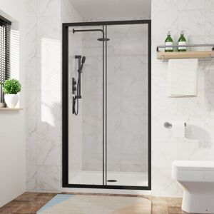 Belfry Bathroom Ashlock 1125mm W x 1900mm H Single Sliding Framed Shower Door with Glass Black 1,900mm H X 1,125mm W Belfry Bathroom Ashlock 1125mm W x 1900mm H Single Sliding Framed Shower Door with Glass Black 1,900mm H X 1,125mm W