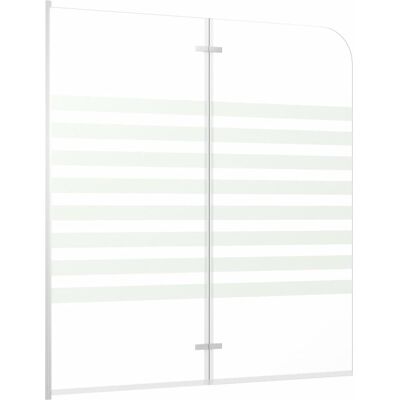 Belfry Bathroom Arum L Shape Tempered Glass Folding Bath Screen Silver 1,400mm H Belfry Bathroom Arum L Shape Tempered Glass Folding Bath Screen Silver 1,400mm H