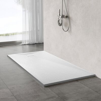 Belfry Bathroom Slip-Resistance 32mm H Square White Shower Tray Gloss 3.2cm H x 70cm W x 170cm D Belfry Bathroom Slip-Resistance 32mm H Square White Shower Tray Gloss 3.2cm H x 70cm W x 170cm D