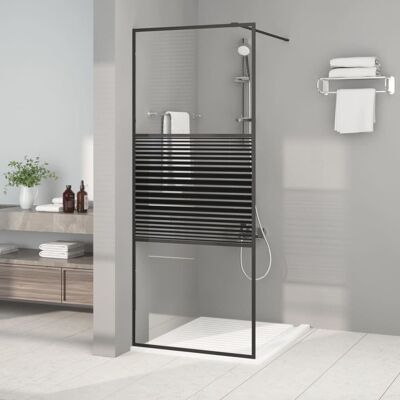 Belfry Bathroom Stemple Framed Fixed Shower Screen with Clear Glass 195cm H x 80cm W Belfry Bathroom Stemple Framed Fixed Shower Screen with Clear Glass 195cm H x 80cm W
