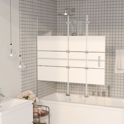 Ebern Designs Bralan Straight Aluminium Folding Bath Screen Clear 140cm H x 120cm W x 0.4cm D Ebern Designs Bralan Straight Aluminium Folding Bath Screen Clear 140cm H x 120cm W x 0.4cm D