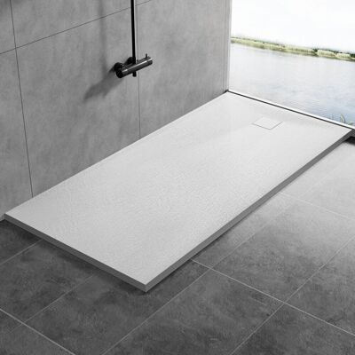 Belfry Bathroom Slip-Resistance 32mm H Square White Shower Tray Gloss 3.2cm H x 90cm W x 170cm D Belfry Bathroom Slip-Resistance 32mm H Square White Shower Tray Gloss 3.2cm H x 90cm W x 170cm D