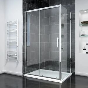 Belfry Bathroom Cuellar Rectangular Shower Enclosure 190.0 H x 100.0 W x 76.0 D cm