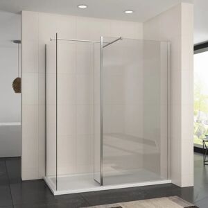 Belfry Bathroom Aymane Rectangular Shower Enclosure white 190.0 H x 150.0 W x 80.0 D cm