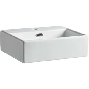 Tavistock 440mm L 150mm W White Ceramic Rectangular Countertop Basin Bathroom Sink with Overflow white 40.0 H x 44.0 W x 15.0 D cm