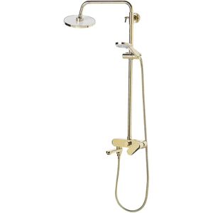 Belfry Bathroom Milsom Thermostatic Shower with Dual Shower Head yellow 115.0 H x 23.0 W cm