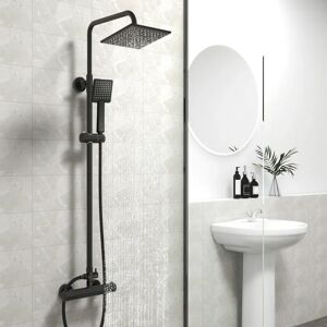 Belfry Bathroom Fennville Thermostatic Shower with Adjustable Shower Head black