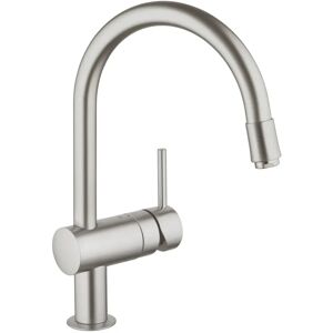 Grohe Minta Single Handle Surface Mounted Monobloc Mixer Tap gray 3.4 W x 21.6 D cm