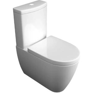 Belfry Bathroom Sylar Soft Close Toilet Seat white 5.0 H x 44.3 W x 35.8 D cm