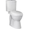 Nuie Doc M Pack Fain Comfort Close Coupled Toilet with Soft Close Seat white