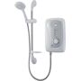 Triton Showers Martinique Electric Shower with Slider Rail Triton Showers Power: 9.5kW  - White - Size: 33cm H X 20cm W X 9cm D