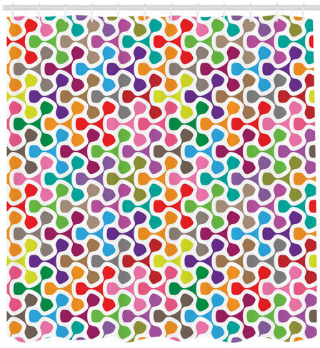 East Urban Home Shower Curtain East Urban Home Size: 220cm H x 175cm W  - Size: 220cm H x 175cm W East Urban Home Shower Curtain East Urban Home Size: 220cm H x 175cm W  - Size: 220cm H x 175cm W