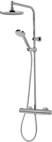 Aqualisa Midas Mixer Shower with Dual Shower Head Aqualisa  - Size: 12cm H X 9cm W X 9cm D Aqualisa Midas Mixer Shower with Dual Shower Head Aqualisa  - Size: 12cm H X 9cm W X 9cm D