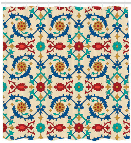 East Urban Home Shower Curtain East Urban Home Size: 220cm H x 175cm W  - Size: 200cm H x 175cm W East Urban Home Shower Curtain East Urban Home Size: 220cm H x 175cm W  - Size: 200cm H x 175cm W
