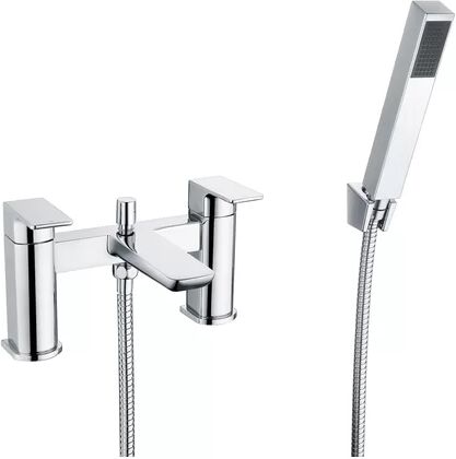 Belfry Bathroom Parthena Deck Mounted Bath Shower Mixer Belfry Bathroom  - Size: Kingsize (5')