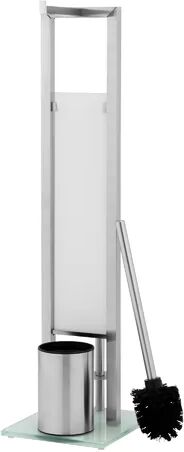 Symple Stuff Rivalta Free-Standing Toilet Roll and Brush Holder Symple Stuff  - Size: 95cm H X 64cm W X 65cm D Symple Stuff Rivalta Free-Standing Toilet Roll and Brush Holder Symple Stuff  - Size: 95cm H X 64cm W X 65cm D