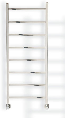 Belfry Heating Diva Stainless Steel Wall-Mounted Heated Towel Rail Belfry Heating Finish: Polished Stainless Steel, Size: 120cm H x 50cm W x 9.5cm D  - Size: 1180mm H x 500mm W x 100mm D Belfry Heating Diva Stainless Steel Wall-Mounted Heated Towel Rail Belfry Heating Finish: Polished Stainless Steel, Size: 120cm H x 50cm W x 9.5cm D  - Size: 1180mm H x 500mm W x 100mm D