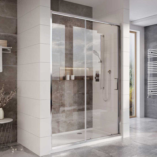 Belfry Bathroom Chipps Pivot Semi-Frameless Shower Door Belfry Bathroom Size: H 195 cm x 100 W cm  - Size: 61cm H X 80cm W X 5cm D Belfry Bathroom Chipps Pivot Semi-Frameless Shower Door Belfry Bathroom Size: H 195 cm x 100 W cm  - Size: 61cm H X 80cm W X 5cm D