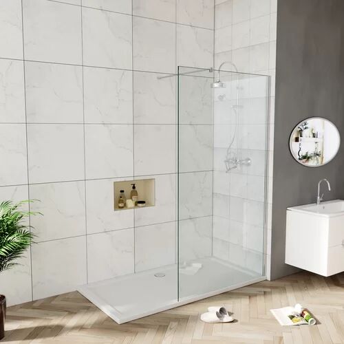 Belfry Bathroom Vasta Rectangular Shower Enclosure Belfry Bathroom Size: 1850mm H x 760mm W x 1000mm D  - Size: 1900mm H x 900mm W x 900mm D