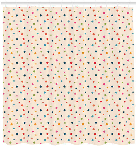 East Urban Home Stars Shower Curtain East Urban Home Size: 200cm H x 175cm W  - Size: 220cm H x 175cm W East Urban Home Stars Shower Curtain East Urban Home Size: 200cm H x 175cm W  - Size: 220cm H x 175cm W