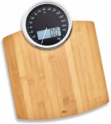 ADE Luna Bamboo Electronic Bath Scale ADE  - Size: 51cm H X 112cm W X 48cm D