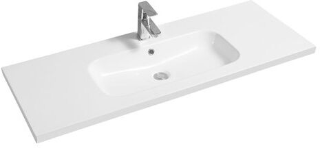 Limoge Ceramic Inset Basin Limoge Size: 15cm H x 121cm W x 46cm D  - Size: 16cm H x 66cm W x 49.5cm D Limoge Ceramic Inset Basin Limoge Size: 15cm H x 121cm W x 46cm D  - Size: 16cm H x 66cm W x 49.5cm D